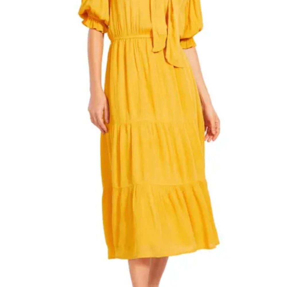 Steve Madden Yellow Midi Dress